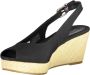 Tommy Hilfiger Sleehaksandaaltjes ICONIC ELENA SLING BACK WEDGE zomerschoen sandaal keilhak met verstelbare gesp - Thumbnail 47