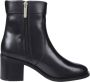 Tommy Hilfiger Zwarte Dressy Hak Enkellaarzen Black Dames - Thumbnail 4