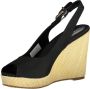 Tommy Hilfiger Sleehaksandaaltjes ICONIC ELENA SLING BACK WEDGE zomerschoen sandaal keilhak met verstelbare gesp - Thumbnail 56