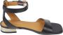 Tommy Hilfiger Zwarte platte sandalen voor vrouwen Black Dames - Thumbnail 6