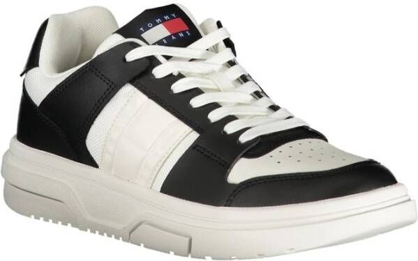 Tommy Hilfiger Zwarte Polyester Sneaker Black Dames