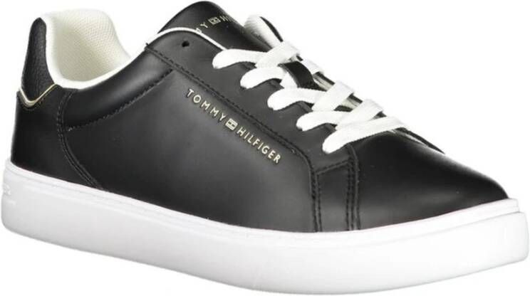 Tommy Hilfiger Zwarte Polyester Sneaker voor Vrouwen Black Dames