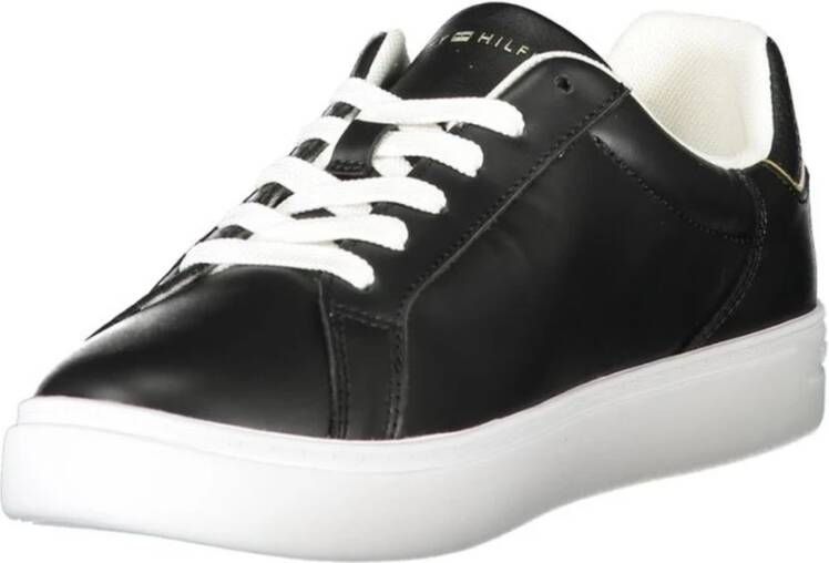 Tommy Hilfiger Zwarte Polyester Sneaker voor Vrouwen Black Dames