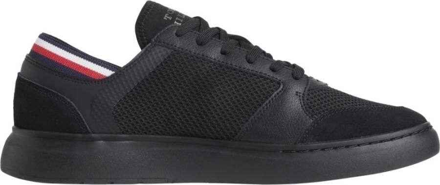 Tommy Hilfiger Zwarte Sneakers voor Mannen Black Heren