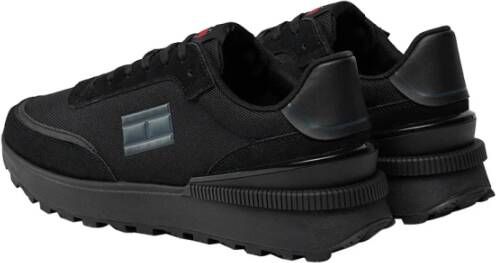 Tommy Hilfiger Zwarte Sneakers voor Mannen Black Heren