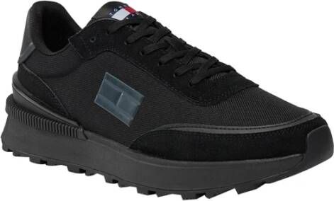 Tommy Hilfiger Zwarte Sneakers voor Mannen Black Heren