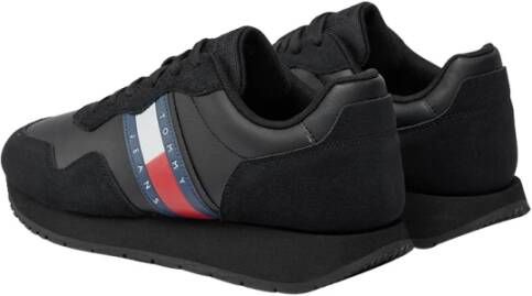 Tommy Hilfiger Zwarte Sneakers voor Mannen Black Heren