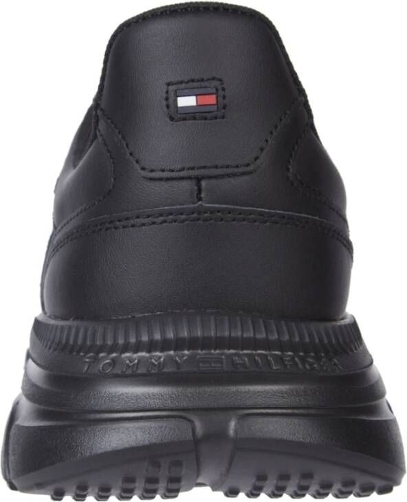 Tommy Hilfiger Zwarte Sneakers voor Mannen Black Heren