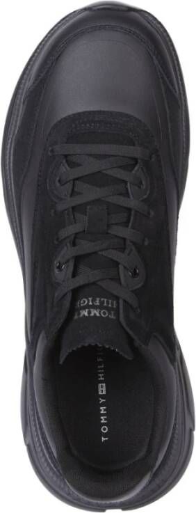 Tommy Hilfiger Zwarte Sneakers voor Mannen Black Heren