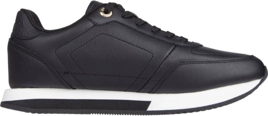 Tommy Hilfiger Zwarte Vrijetijdssneakers voor Vrouwen Black Dames