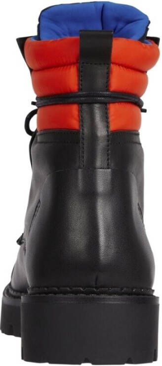 Tommy Jeans padded lace up heritage boot Zwart Heren