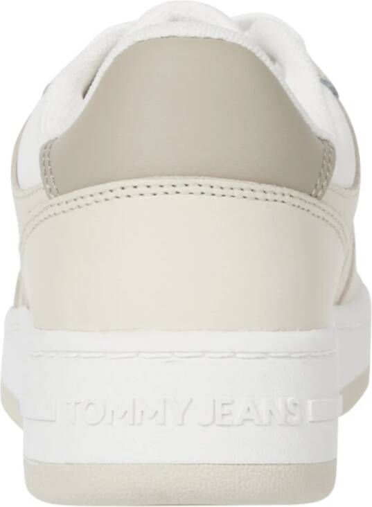 Tommy Jeans Beige Retro Tonal Logo Sneakers Beige Dames