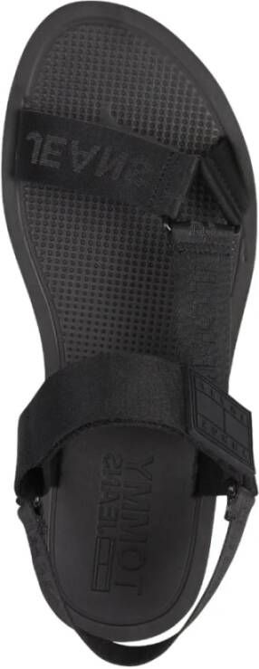 Tommy Jeans black casual open sandal Zwart Heren