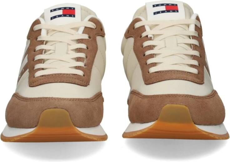 Tommy Jeans Bruin Textiel Lage Sneakers Multicolor Heren