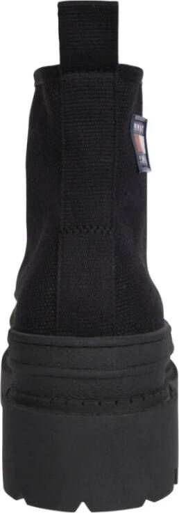 Tommy Jeans foxing boot Zwart Dames