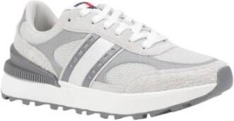 Tommy Jeans Grijze Suède Sneaker Dames Collectie Gray Dames