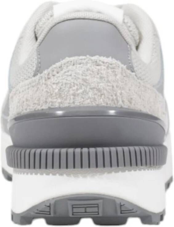 Tommy Jeans Grijze Suède Sneaker Dames Collectie Gray Dames