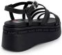 Tommy Jeans Strappy Wedge Sandalen Lente Zomer Collectie Black Dames - Thumbnail 12