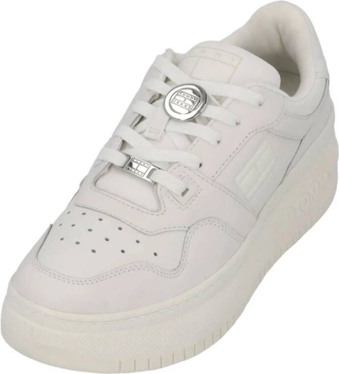 Tommy Jeans Lage Top Sneakers White Dames