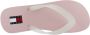 Tommy Jeans Logo Flip Flops Pink Dames - Thumbnail 7