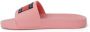 Tommy Jeans Oranje Polyethyleen Slide Sandalen Pink Dames - Thumbnail 11