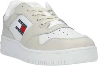 Tommy Jeans Retro Leren Sneakers Essential Model Multicolor Heren