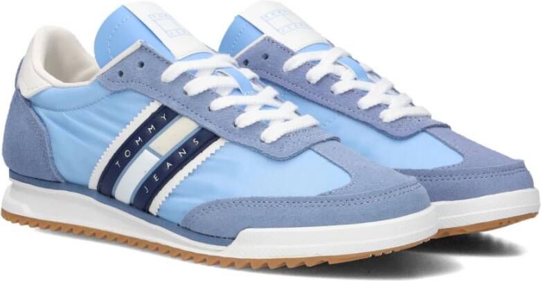 Tommy Jeans Retro Runner Cleated Sneakers Blue Dames