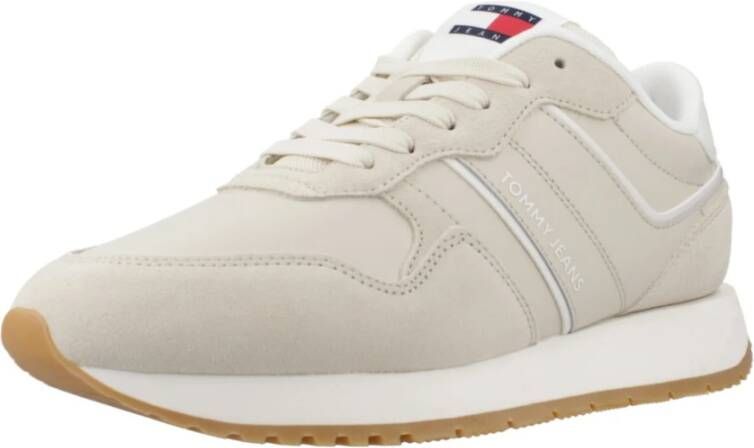 Tommy Jeans Retro Runner Sneakers Beige Dames