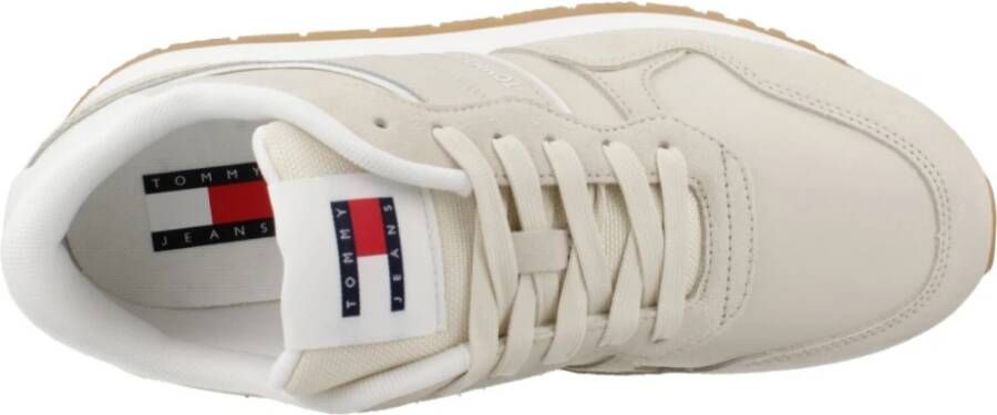 Tommy Jeans Retro Runner Sneakers Beige Dames