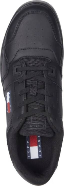 Tommy Jeans Retro Zwarte Sneakers voor Mannen Black Heren