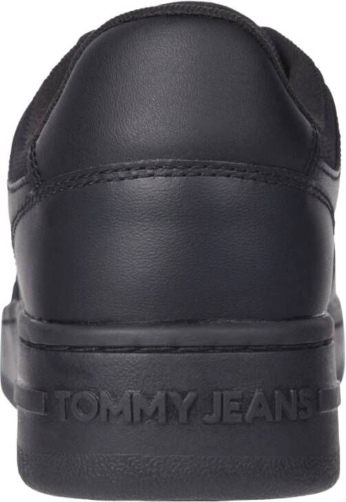 Tommy Jeans Retro Zwarte Sneakers voor Mannen Black Heren