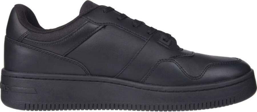 Tommy Jeans Retro Zwarte Sneakers voor Mannen Black Heren