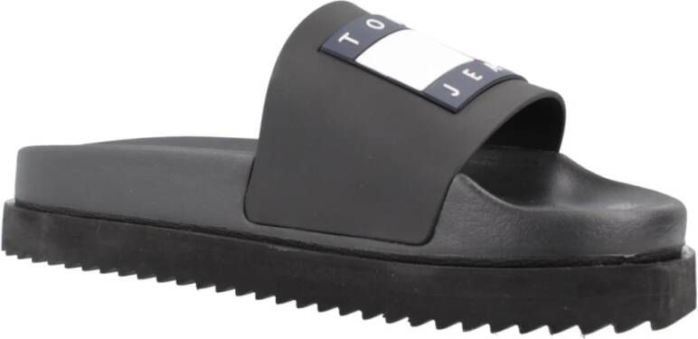 Tommy Jeans Sliders Black Dames