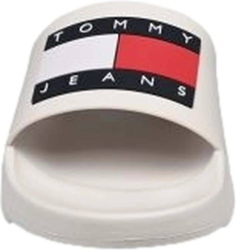 Tommy Jeans Slippers White Dames