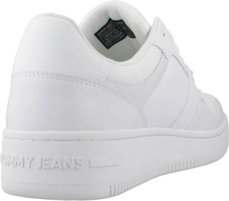 Tommy Jeans Retro Basket Sneakers voor Mannen White Heren