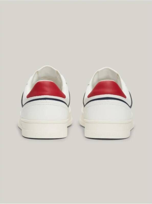 Tommy Jeans Suède Sneakers Wit Blancs White Heren