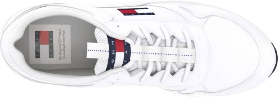 Tommy Jeans Witte Flexi Vrijetijdssneakers White Heren