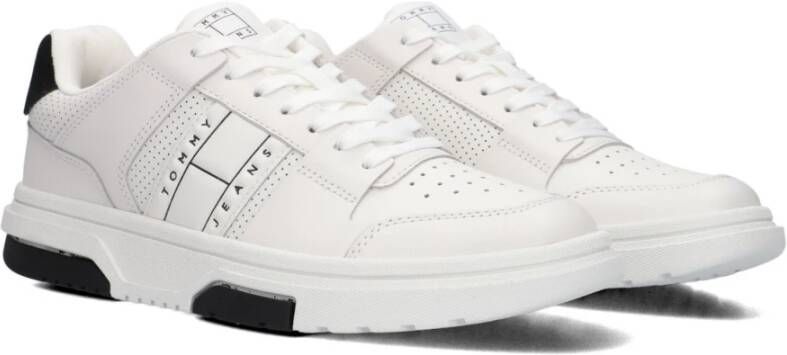 Tommy Jeans Witte Lage Sneakers Brooklyn Elevated White Dames