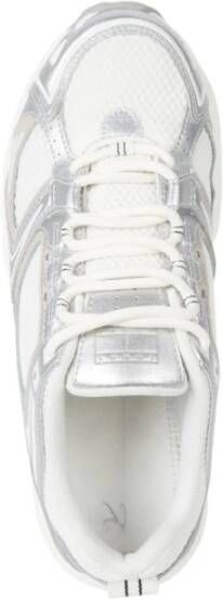 Tommy Jeans Witte PU leren sportsneakers White Dames