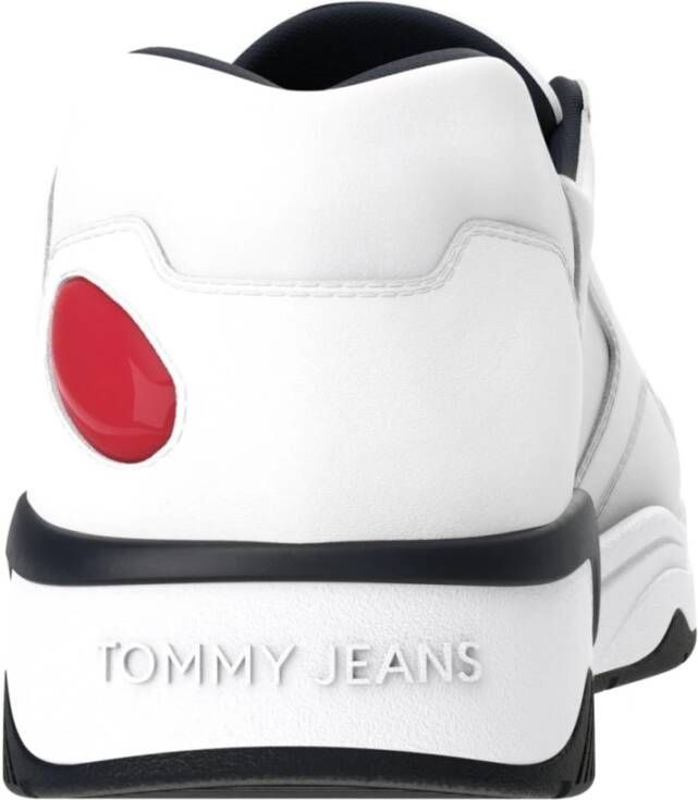 Tommy Jeans Witte Sneakers voor Mannen White Heren