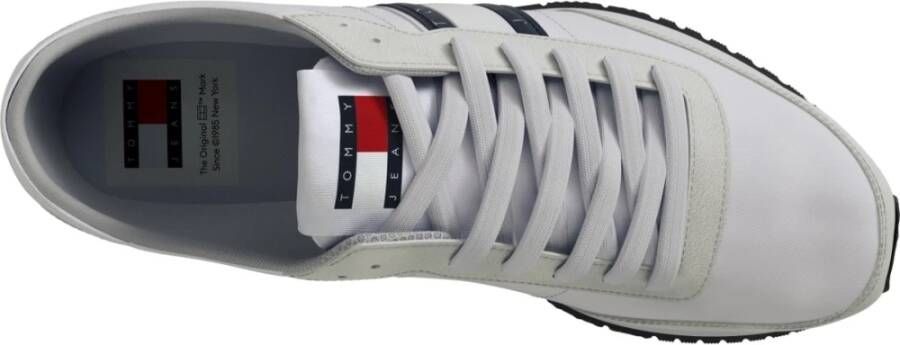 Tommy Jeans Witte Sneakers voor Mannen White Heren