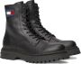 Tommy Jeans Zwarte Veterschoenen voor Heren Black Heren - Thumbnail 2