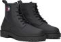 TOMMY JEANS Veterschoenen TJM LEATHER LACE UP BOOT hakken veterschoenen met zijlogo-vlag - Thumbnail 4