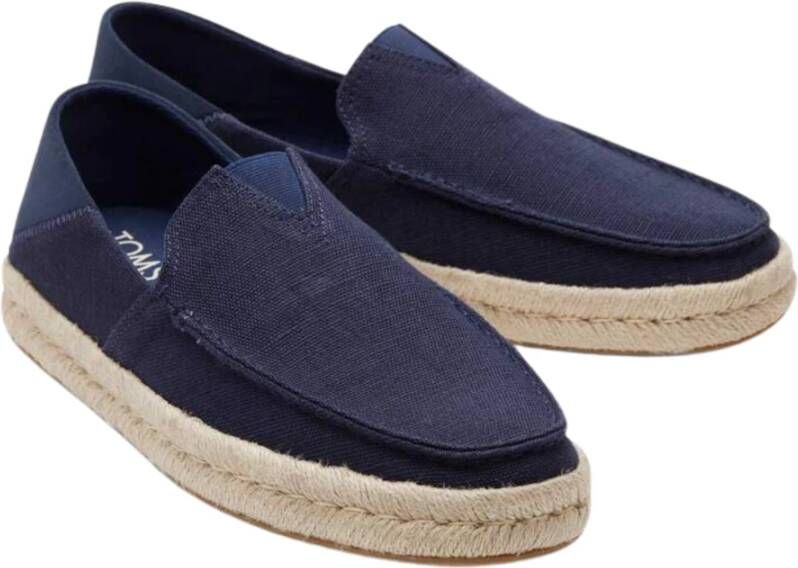 TOMS Alonso Loafer Rope Loafers in Donkerblauw Blue Heren