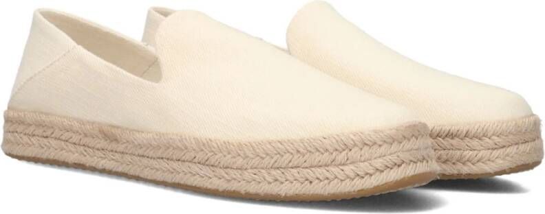 TOMS Beige Canvas Espadrilles Carolina Beige Dames