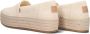 TOMS Valencia | Espadrilles met plateauzool Beige Textiel Espadrilles Dames - Thumbnail 18