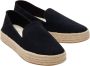 TOMS Carolina black flatform Zwart Suede Espadrilles Dames - Thumbnail 8