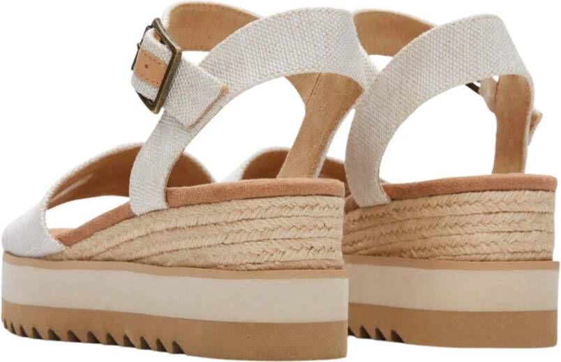 TOMS Diana sleehakken creme Brown Dames