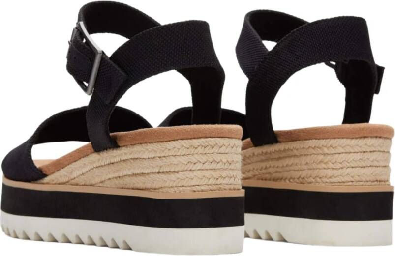 TOMS Diana sleehakken zwart Black Dames