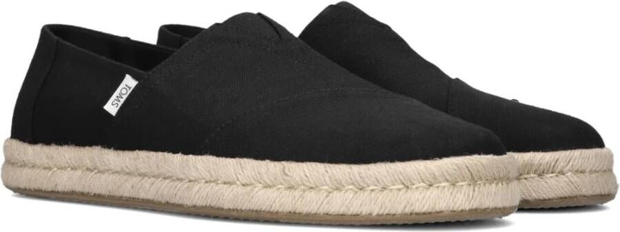 TOMS Heren Espadrilles Alp Rope 2.0 Black Heren